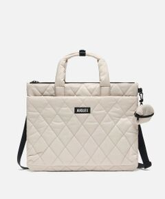 AIGLE / エーグル トートバッグ | キルティング 2wayショルダーバッグ ミニポーチ付き