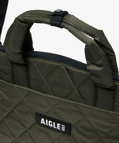 AIGLE / エーグル トートバッグ | キルティング 2wayショルダーバッグ ミニポーチ付き | 詳細5