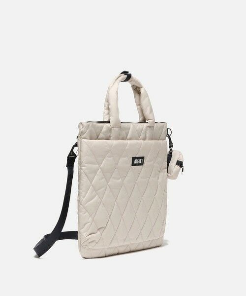 AIGLE / エーグル トートバッグ | キルティング 2wayショルダーバッグ ミニポーチ付き | 詳細11