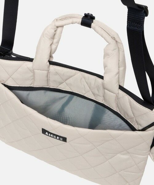 AIGLE / エーグル トートバッグ | キルティング 2wayショルダーバッグ ミニポーチ付き | 詳細18