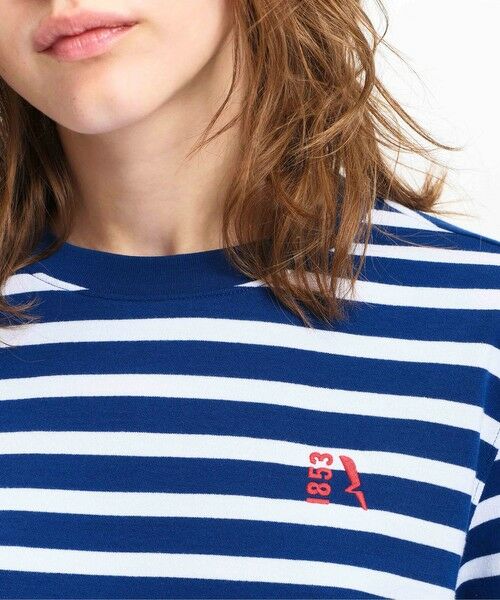 AIGLE / エーグル スウェット | UVカット フレンチテリーボーダースウェット | 詳細6