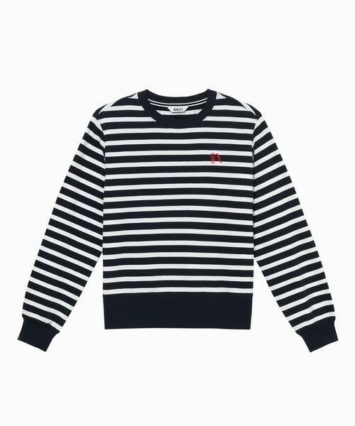 AIGLE / エーグル スウェット | UVカット フレンチテリーボーダースウェット | 詳細13