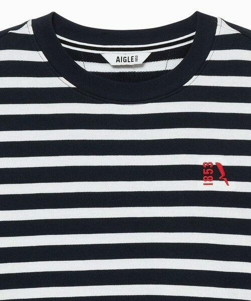 AIGLE / エーグル スウェット | UVカット フレンチテリーボーダースウェット | 詳細15
