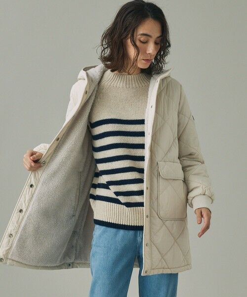 AIGLE / エーグル その他アウター | DUPONT SORONA中綿 撥水 インサレーション リバーシブル キルティングボアジャケット | 詳細13