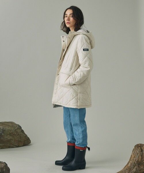 AIGLE / エーグル その他アウター | DUPONT SORONA中綿 撥水 インサレーション リバーシブル キルティングボアジャケット | 詳細15