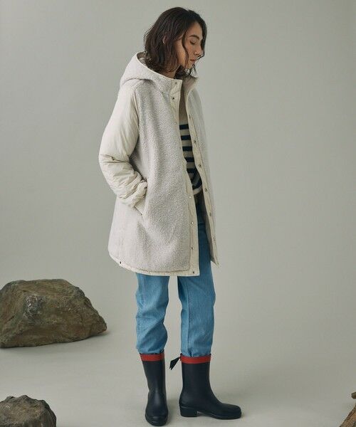 AIGLE / エーグル その他アウター | DUPONT SORONA中綿 撥水 インサレーション リバーシブル キルティングボアジャケット | 詳細17