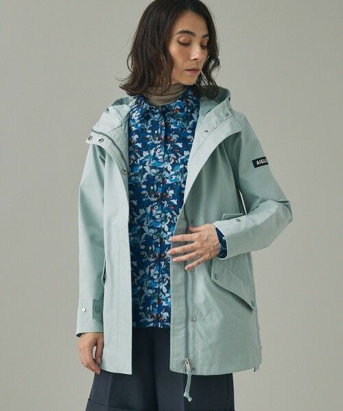 AIGLE / エーグル その他アウター | GORE-TEX ゴアテックス 防水 透湿 防風 2レイヤーロングジャケット RP | 詳細1