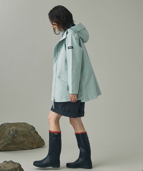 AIGLE / エーグル その他アウター | GORE-TEX ゴアテックス 防水 透湿 防風 2レイヤーロングジャケット RP | 詳細4