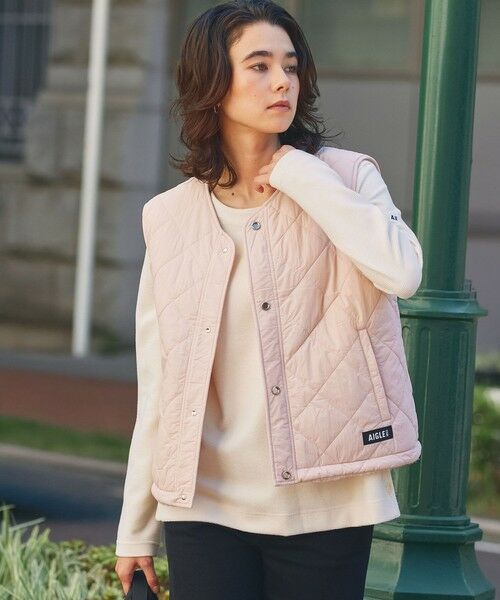 AIGLE / エーグル ダウンジャケット・ベスト | Dupont Sorona中綿 撥水 リバーシブル インサレーション キルティングボアベスト | 詳細2