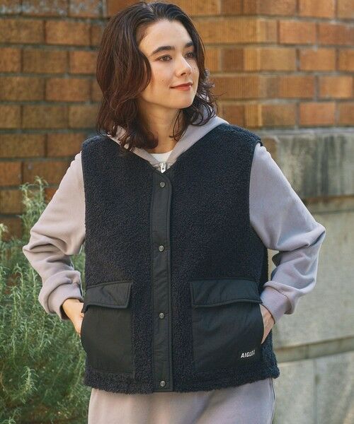 AIGLE / エーグル ダウンジャケット・ベスト | Dupont Sorona中綿 撥水 リバーシブル インサレーション キルティングボアベスト | 詳細8