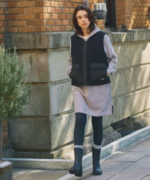 AIGLE / エーグル ダウンジャケット・ベスト | Dupont Sorona中綿 撥水 リバーシブル インサレーション キルティングボアベスト | 詳細9