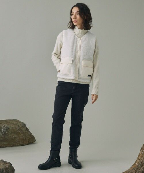 AIGLE / エーグル ダウンジャケット・ベスト | Dupont Sorona中綿 撥水 リバーシブル インサレーション キルティングボアベスト | 詳細15