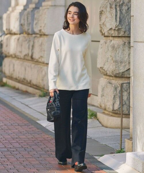 AIGLE / エーグル スウェット | サイドスリットボタン クルーネックフリースプルオーバー | 詳細4