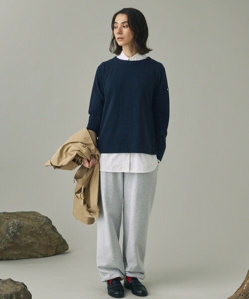 AIGLE / エーグル スウェット | サイドスリットボタン クルーネックフリースプルオーバー | 詳細9