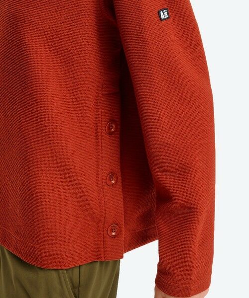 AIGLE / エーグル スウェット | サイドスリットボタン クルーネックフリースプルオーバー | 詳細17