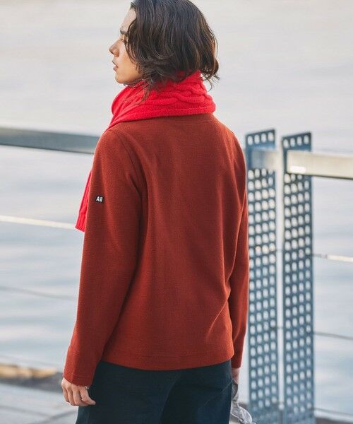 AIGLE / エーグル スウェット | サイドスリットボタン クルーネックフリースプルオーバー | 詳細14