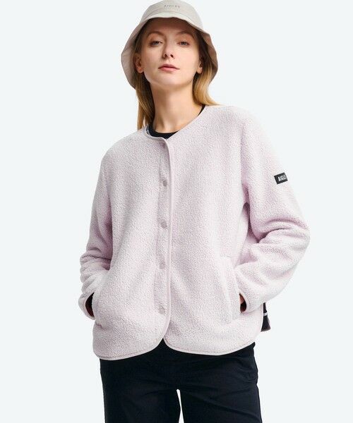 AIGLE / エーグル ブルゾン | カーディガン シェルパフリースジャケット | 詳細5