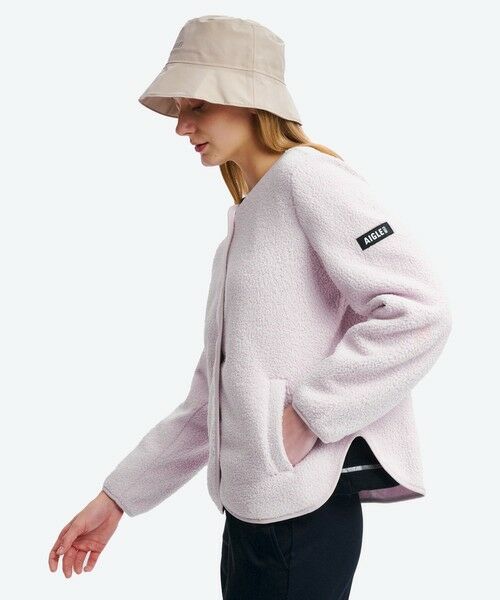 AIGLE / エーグル ブルゾン | カーディガン シェルパフリースジャケット | 詳細7