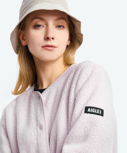 AIGLE / エーグル ブルゾン | カーディガン シェルパフリースジャケット | 詳細8
