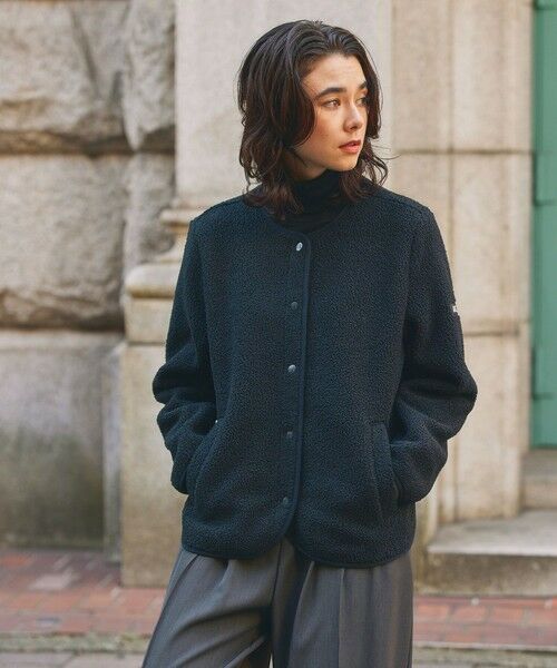 AIGLE / エーグル ブルゾン | カーディガン シェルパフリースジャケット | 詳細13