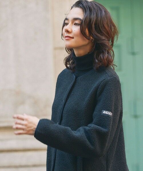 AIGLE / エーグル ブルゾン | カーディガン シェルパフリースジャケット | 詳細12
