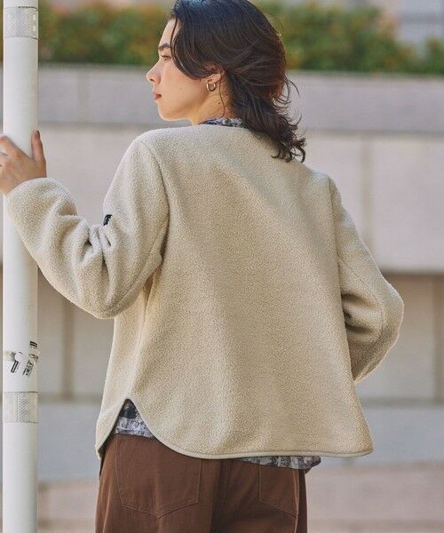 AIGLE / エーグル ブルゾン | カーディガン シェルパフリースジャケット | 詳細18