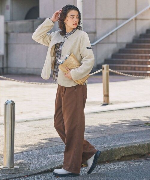 AIGLE / エーグル ブルゾン | カーディガン シェルパフリースジャケット | 詳細20