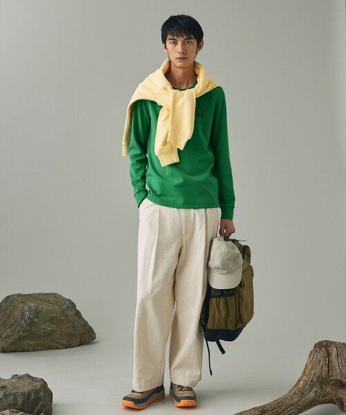 AIGLE / エーグル Tシャツ | UVカット ワンポイントロゴ ロングスリーブ 長袖リブTシャツ | 詳細4