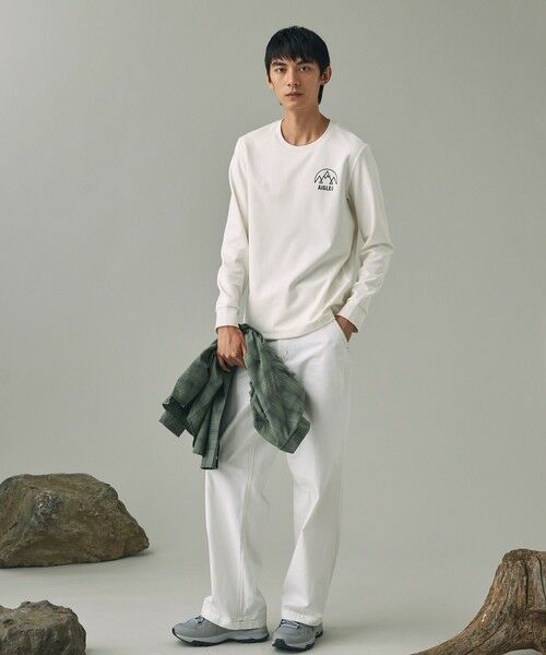 AIGLE / エーグル Tシャツ | UVカット ワンポイントロゴ ロングスリーブ 長袖リブTシャツ | 詳細19