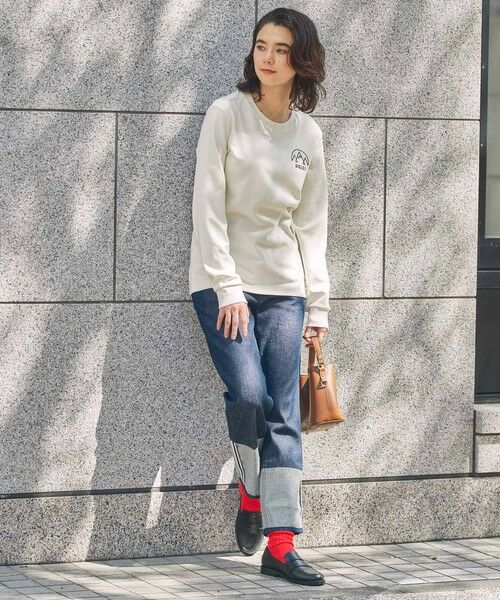 AIGLE / エーグル Tシャツ | UVカット ワンポイントロゴ ロングスリーブ 長袖リブTシャツ | 詳細11