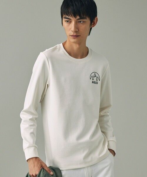 AIGLE / エーグル Tシャツ | UVカット ワンポイントロゴ ロングスリーブ 長袖リブTシャツ | 詳細16