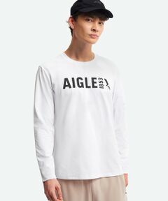 AIGLE / エーグル Tシャツ | UVカット ロングスリーブロゴTシャツ RP