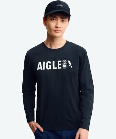 AIGLE / エーグル Tシャツ | UVカット ロングスリーブロゴTシャツ RP