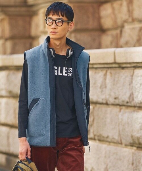 AIGLE / エーグル Tシャツ | UVカット ロングスリーブロゴTシャツ RP | 詳細3