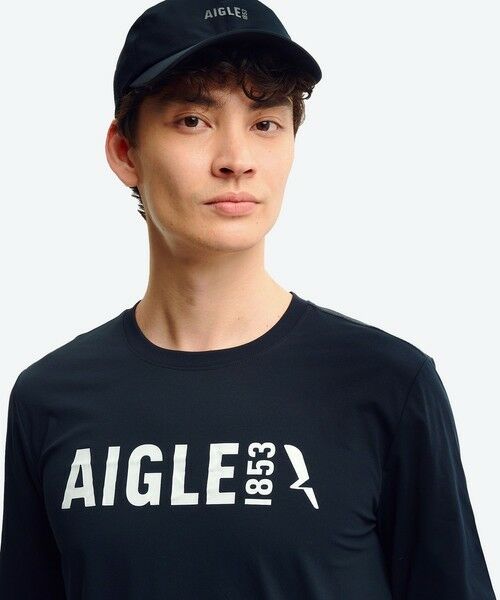 AIGLE / エーグル Tシャツ | UVカット ロングスリーブロゴTシャツ RP | 詳細15