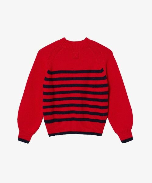 AIGLE / エーグル ニット・セーター | ウールブレンド ボーダーニットモックネックセーター | 詳細1