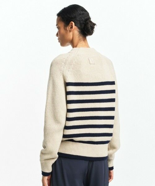 AIGLE / エーグル ニット・セーター | ウールブレンド ボーダーニットモックネックセーター | 詳細14