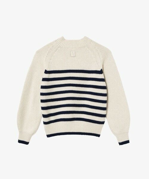 AIGLE / エーグル ニット・セーター | ウールブレンド ボーダーニットモックネックセーター | 詳細17