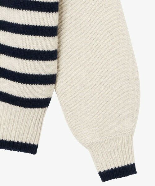 AIGLE / エーグル ニット・セーター | ウールブレンド ボーダーニットモックネックセーター | 詳細20