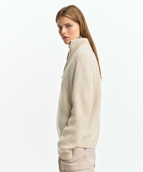 AIGLE / エーグル ニット・セーター | ウールブレンド ハーフジップニットセーター | 詳細3