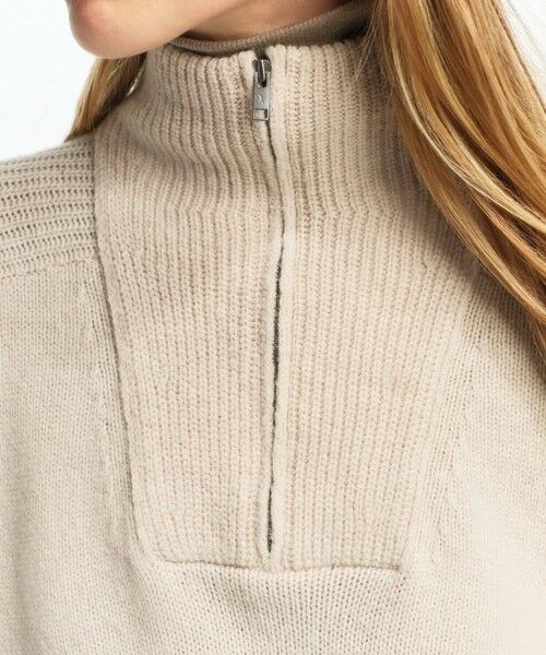 AIGLE / エーグル ニット・セーター | ウールブレンド ハーフジップニットセーター | 詳細5