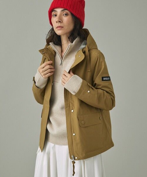 AIGLE / エーグル ニット・セーター | ウールブレンド ハーフジップニットセーター | 詳細7