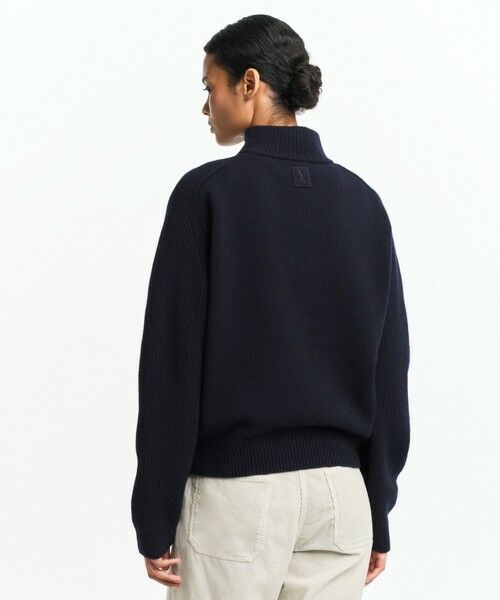 AIGLE / エーグル ニット・セーター | ウールブレンド ハーフジップニットセーター | 詳細18