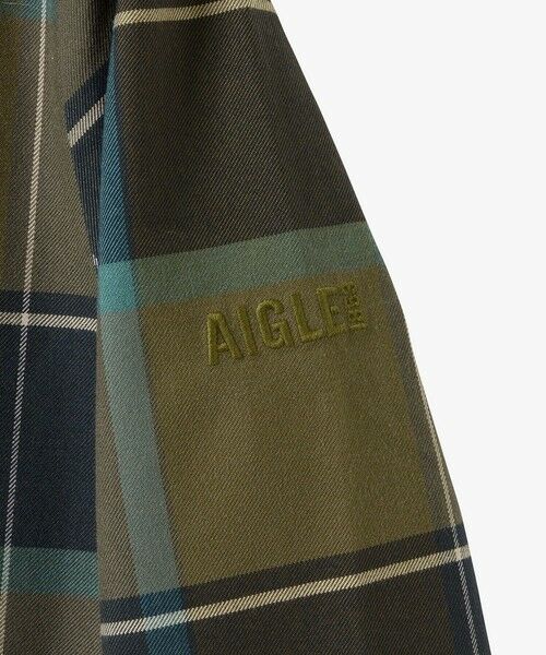 AIGLE / エーグル その他アウター | 透湿防水 防風 2レイヤー チェックパターンロングジャケット | 詳細11