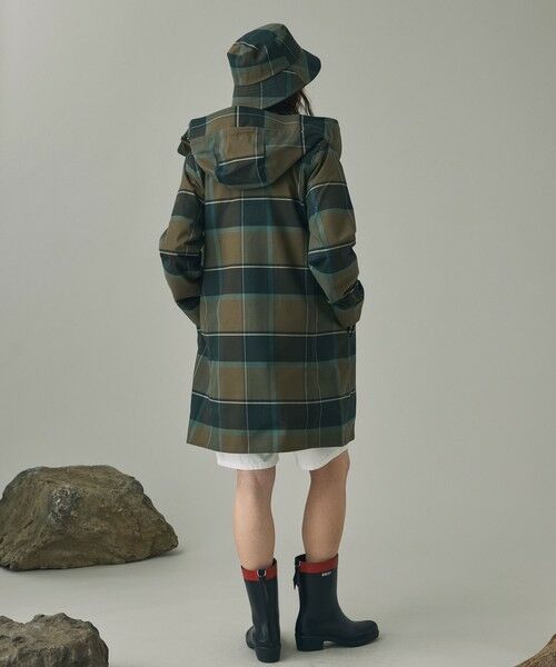 AIGLE / エーグル その他アウター | 透湿防水 防風 2レイヤー チェックパターンロングジャケット | 詳細6