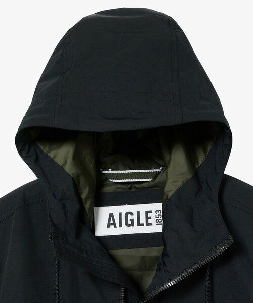 AIGLE / エーグル その他アウター | 撥水 ワンポイントロゴ刺繍 ダブルポケット フーデッドジャケット | 詳細8