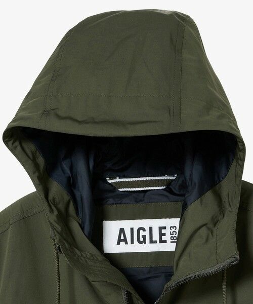 AIGLE / エーグル その他アウター | 撥水 ワンポイントロゴ刺繍 ダブルポケット フーデッドジャケット | 詳細11