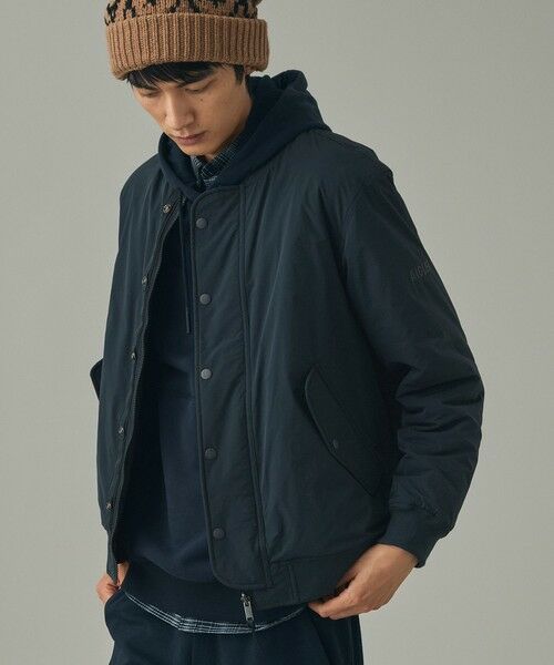 AIGLE / エーグル ブルゾン | 撥水 REPREVE中綿 リバーシブル キルティングブルゾン | 詳細1