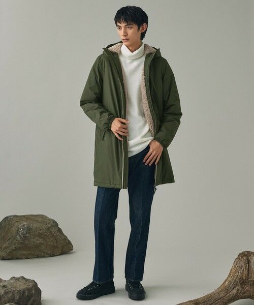 AIGLE / エーグル その他アウター | 【RainPack Warm】透湿防水 レインパックウォーム ボアロングジャケット | 詳細1