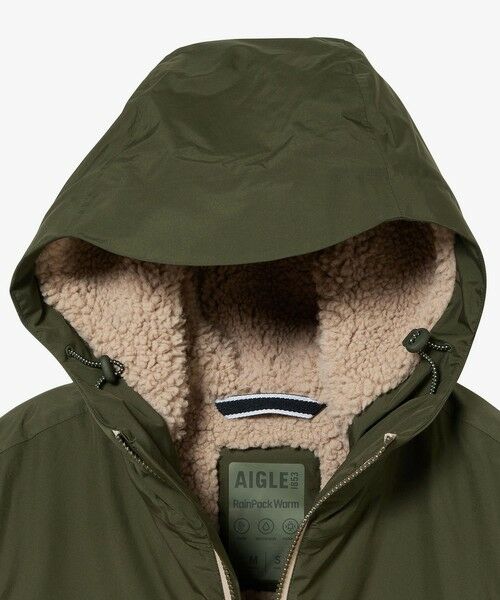 AIGLE / エーグル その他アウター | 【RainPack Warm】透湿防水 レインパックウォーム ボアロングジャケット | 詳細7